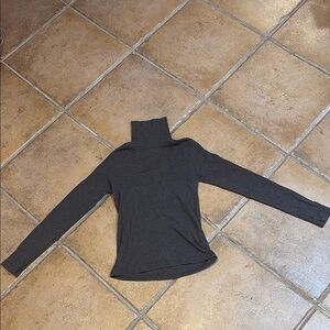 Everlane The Luxe Ribbed Turtleneck Dark Brown Size L